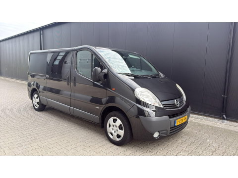 Opel Vivaro 2.0 CDTI L2H1 DC 1e eig. dubbel cabine zwart lang L2