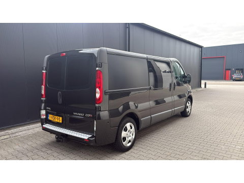 Opel Vivaro 2.0 CDTI L2H1 DC 1e eig. dubbel cabine zwart lang L2