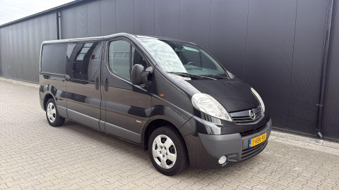 Opel Vivaro 2.0 CDTI L2H1 DC 1e eig. dubbel cabine zwart lang L2