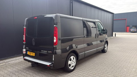Opel Vivaro 2.0 CDTI L2H1 DC 1e eig. dubbel cabine zwart lang L2