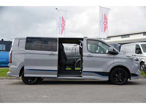 Ford Transit Custom 320 2.0 TDCI L2H1 Sport DC 360 Camera, Adaptieve Cruise, Carplay, LED, 170pk, Elektrische stoel, Stuurverwarming, Stoelverwarming, Sensoren, Uniek!