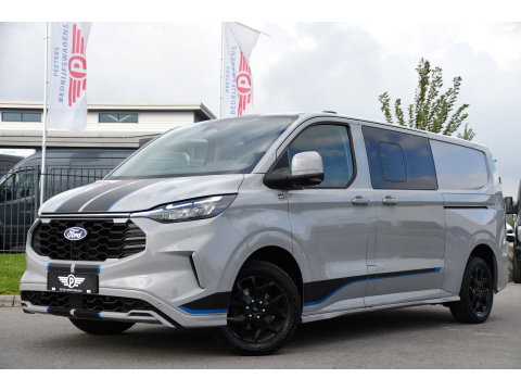 Ford Transit Custom 320 2.0 TDCI L2H1 Sport DC 360 Camera, Adaptieve Cruise, Carplay, LED, 170pk, Elektrische stoel, Stuurverwarming, Stoelverwarming, Sensoren, Uniek!