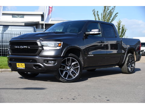 Dodge Ram 1500 5.7 V8 4x4 Crew Cab 5'7 Laramie Adaptieve Cruise, 360 Camera, PANO, Carplay, Luchtvering, LED, Leder, 3500kg Trekhaak, Stoelverwarming, Uniek!