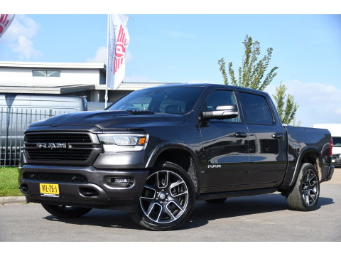 Dodge Ram 1500 5.7 V8 4x4 Crew Cab 5'7 Laramie Adaptieve Cruise, 360 Camera, PANO, Carplay, Luchtvering, LED, Leder, 3500kg Trekhaak, Stoelverwarming, Uniek!