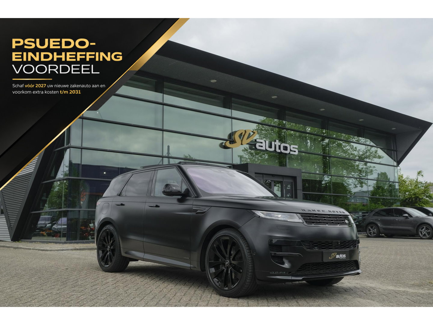Land Rover Range Rover Sport D350 350pk Autobiography Panoramadak Massage Stoelkoeling Meridian 3d Trekhaak 23" LMV