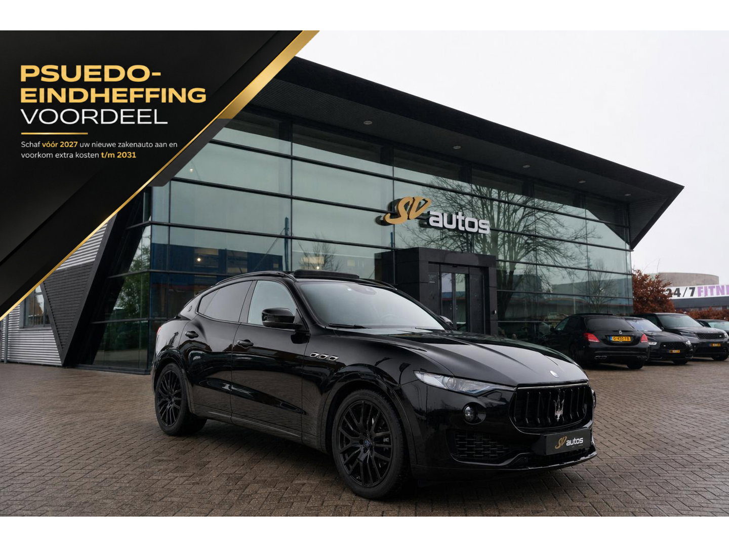 Maserati Levante Gransport 3.0 V6 D 275pk Panoramadak Schaalstoelen VOL!!! Carbon pakket NLauto 21" LMV Stoelkoeling Luchtvering