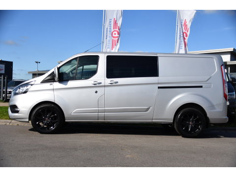 Ford Transit Custom 300 2.0 TDCI L2H1 Limited PB Edition Camera, Cruise, Carplay, LED, 2 x Schuifdeur, NAVI, Trekhaak, Stoelverwarming, Automaat, Uniek!