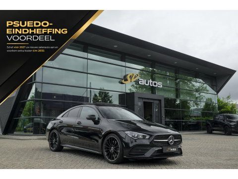 Mercedes-Benz CLA-Klasse CLA250 AMG 224pk Panoramadak Night pakket Widescreen Sfeerverlichting 19" LMV