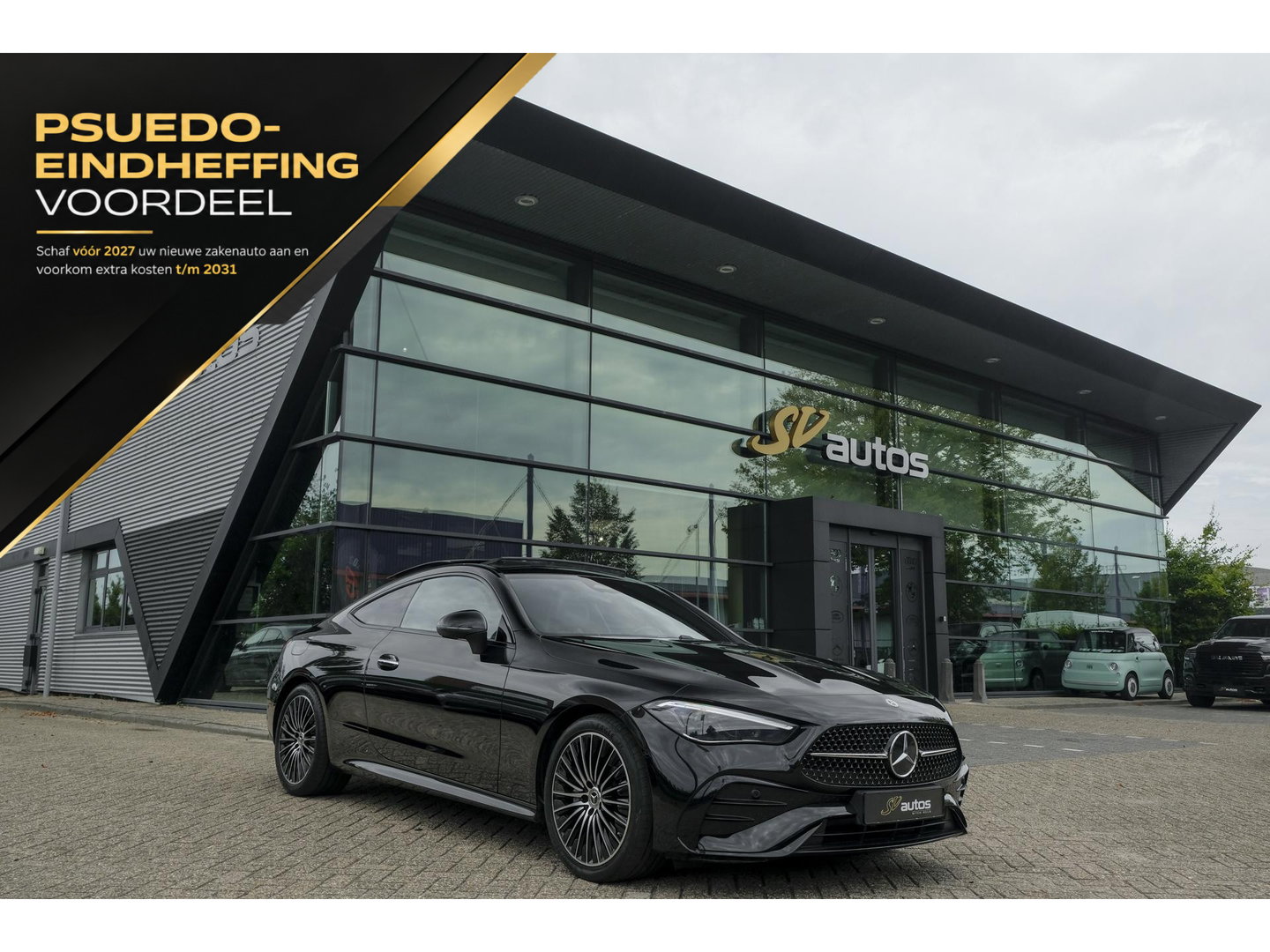 Mercedes-Benz CLE Coupé CLE200 AMG 204pk Night pakket Panoramadak *BTW* NLauto Sfeerverlichting