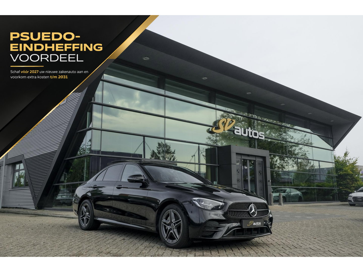 Mercedes-Benz E-Klasse E300e AMG 320pk Panoramadak Burmester Widescreen Leder NLauto 1e Eigenaar!