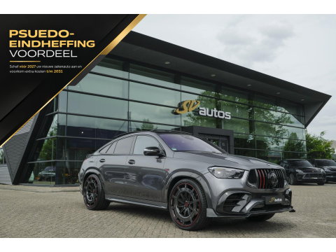 Mercedes-Benz GLE Coupé GLE450d AMG 390pk Brabus Rocket 900 Panoramadak *BTW* Trekhaak Night pakket Widescreen Luchtvering 1e eigenaar! 24" LMV