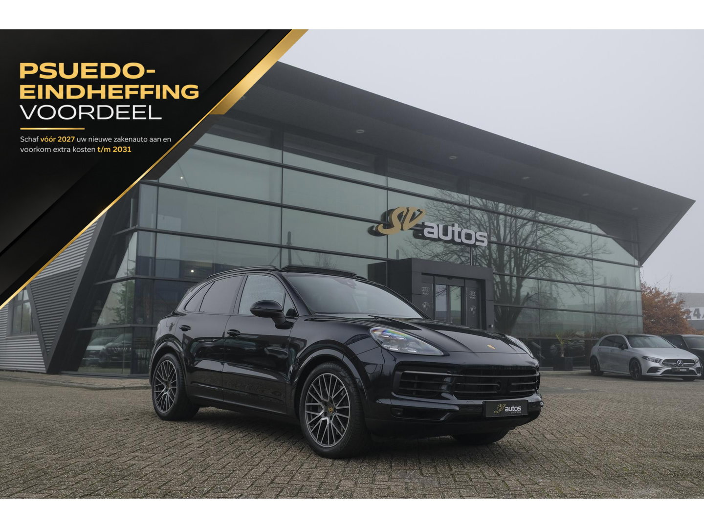 Porsche Cayenne S 2.9 V6 441pk Panoramadak Luchtvering Matrix led Comfortstoelen Memory Camera 21" LMV