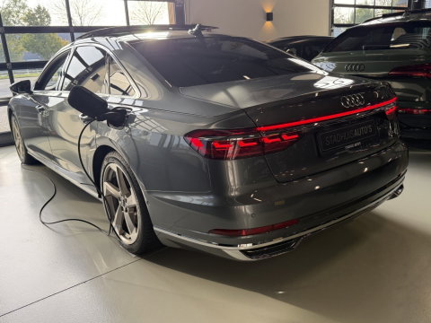Audi A8 60 TFSi e Lang 449PK S line / B&O / TV's / alcantara / softclose / massage / 360°