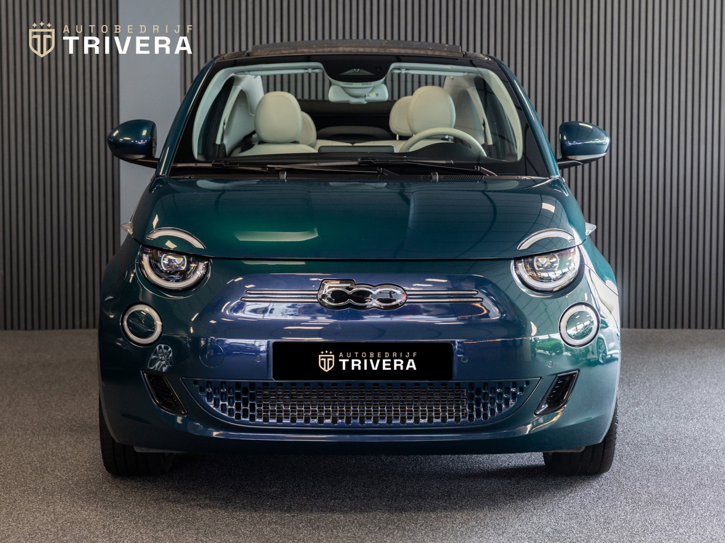 Fiat 500 La Prima cabrio 42 kWh l SoH 95% l AUT.l 360° camera l Stoel verwarming l Leder l CARPLAY l BTW - auto l Dealer onderh.