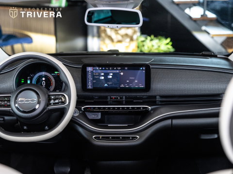 Fiat 500 La Prima cabrio 42 kWh l SoH 95% l AUT.l 360° camera l Stoel verwarming l Leder l CARPLAY l BTW - auto l Dealer onderh.