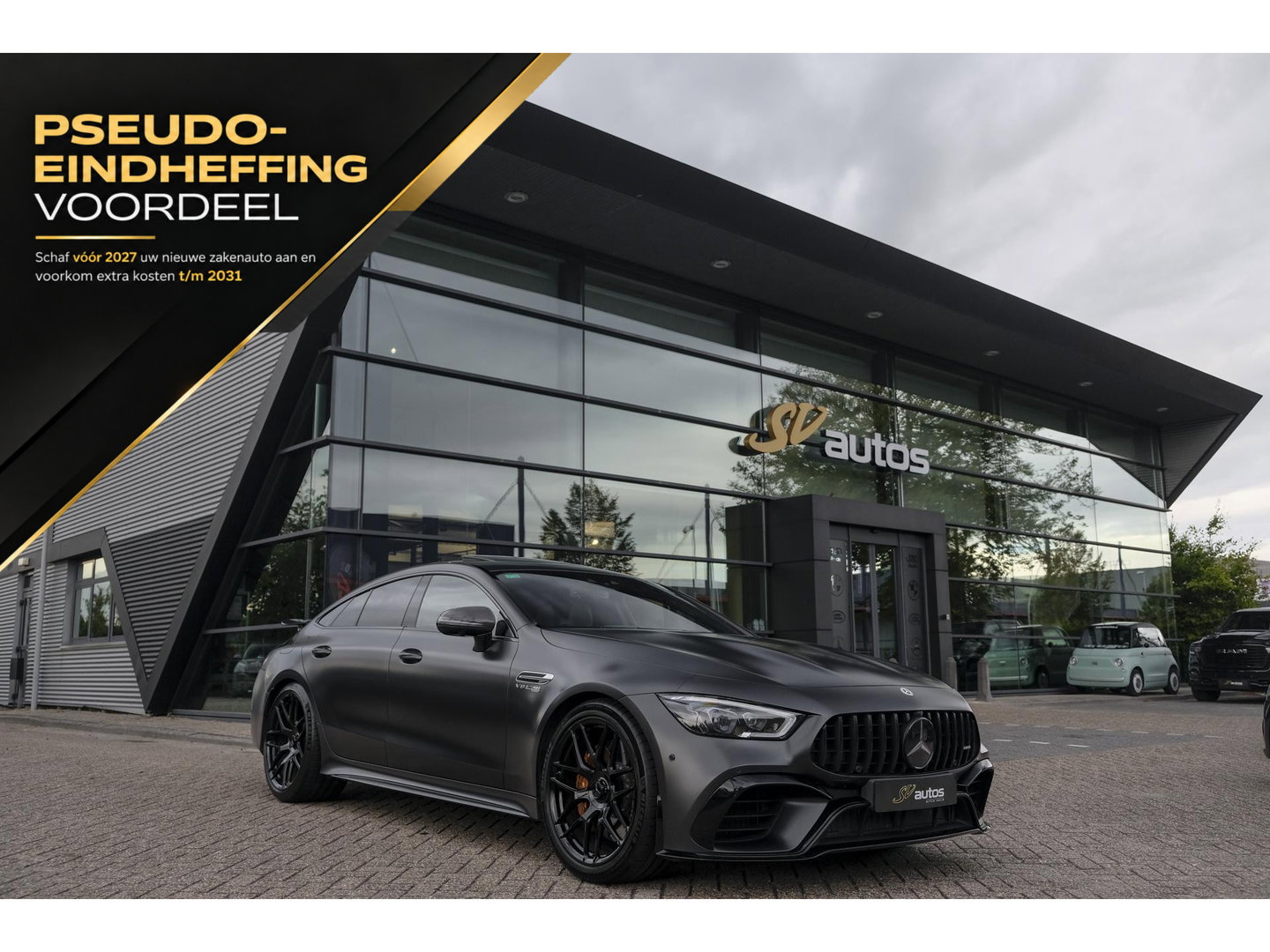 Mercedes-Benz AMG GT 4-Door AMG 63s 640pk 4MATIC+ Schuifdak Keramisch 4-wielsturing 4-seat Massage Softclose VOL!!