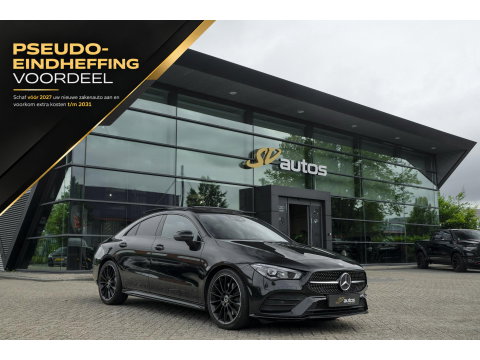Mercedes-Benz CLA-Klasse CLA250 AMG 224pk Panoramadak Night pakket Widescreen Sfeerverlichting 19" LMV