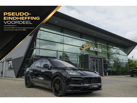 Porsche Cayenne Coupé 4.0 V8 Turbo S 680pk E-Hybrid Panoramadak *SOH 89%* Keramisch *BTW* Massage Trekhaak Stoelkoeling Luchtvering
