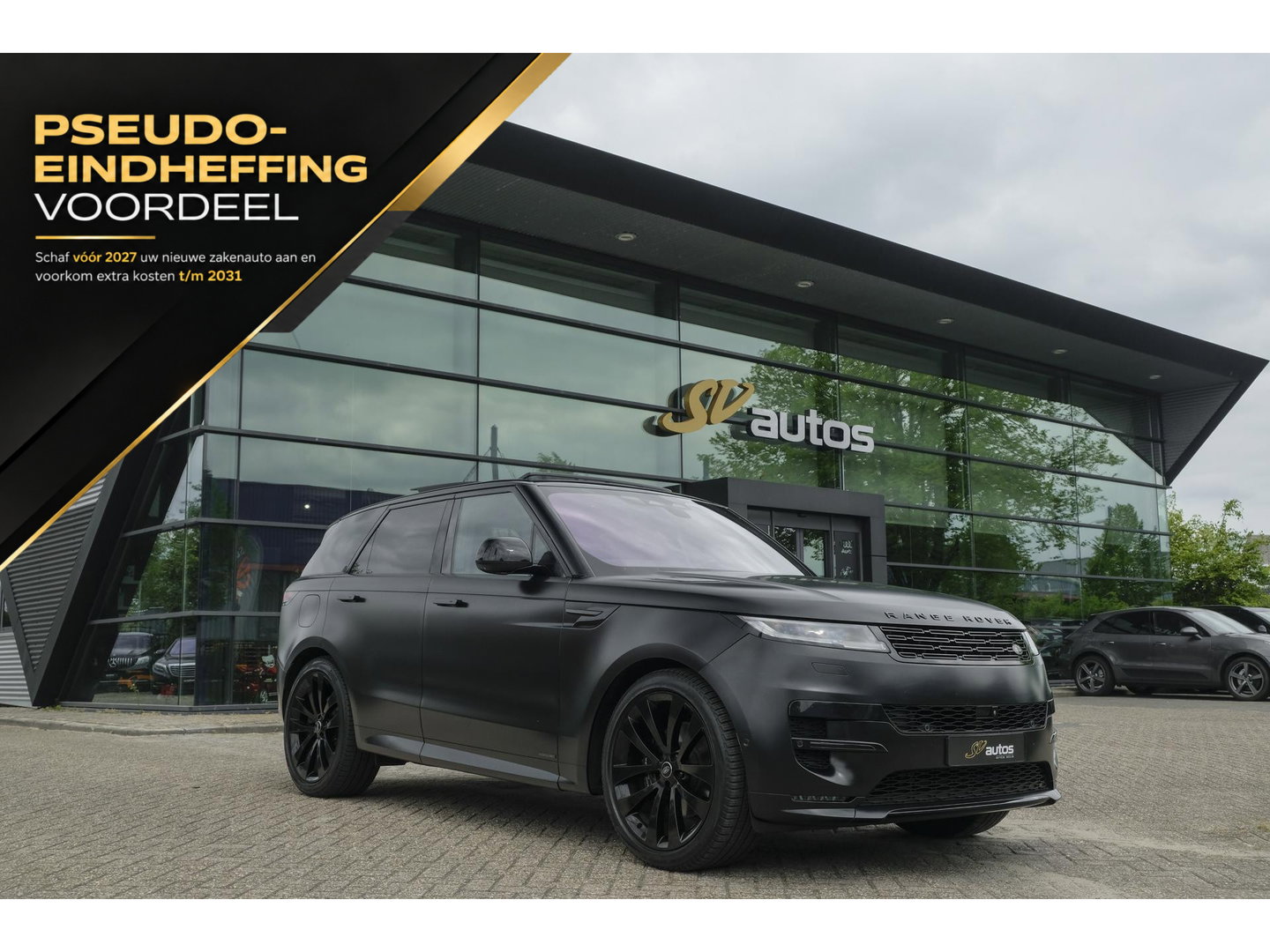 Land Rover Range Rover Sport D350 350pk Autobiography Panoramadak Massage Stoelkoeling Meridian 3d Trekhaak 23" LMV