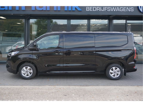 Ford E-Transit Custom 320L 218PK 71KWH AWD Limited Elektrisch AUT BPM VRIJ!! Apple CP/Android A, LED, Trekhaak, 2x Schuifdeur!! NR. EC50