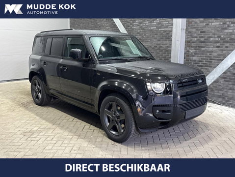 Land Rover Defender 110 P300e X-Dynamic SE | FACELIFT | Luchtvering | ClearSight | Black Pack | Panoramadak | Trekhaak | 360° Camera | Koelbox | ACC