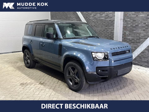 Land Rover Defender 110 P300e X-Dynamic SE | FACELIFT | Luchtvering | ClearSight | Black Pack | Panoramadak | Trekhaak | 360° Camera | Koelbox | ACC
