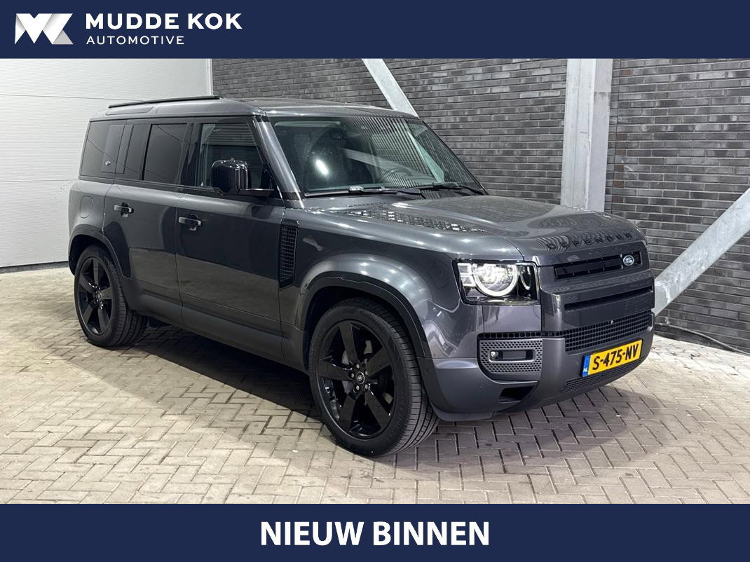 Land Rover Defender 110 P400e X-Dynamic SE | 22 Inch | Luchtvering | Panoramadak | Trekhaak | 360° Camera | Meridian | Stoel+Stuurverwarming