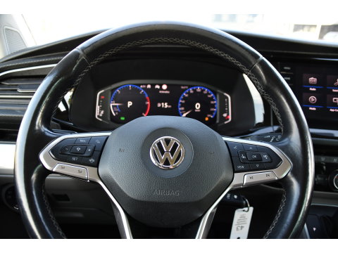 Volkswagen Transporter 2.0 TDI L2H1 30 DC Caravelle Virtual, Adaptieve Cruise, Camera, 2 x Electrische deur, 199pk, LED, Leder, Clima, Stoelverwarming, Carplay, Automaat, Uniek!