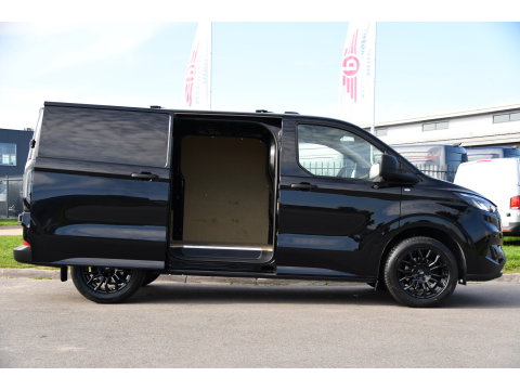 Ford Transit Custom 300 2.0 TDCI L1H1 Black Edition Cruise, Camera, Carplay, LED, 136pk, Automaat, NAVI, Airco, Multimedia, Uniek!