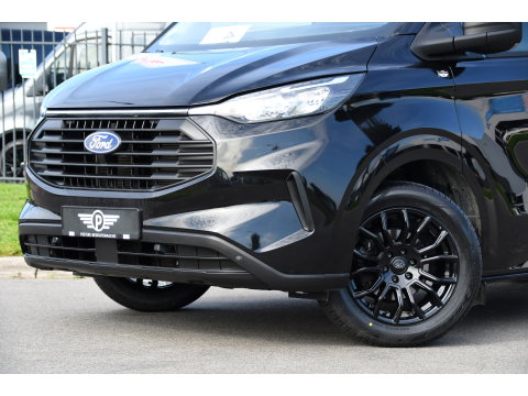 Ford Transit Custom 300 2.0 TDCI L1H1 Black Edition Cruise, Camera, Carplay, LED, 136pk, Automaat, NAVI, Airco, Multimedia, Uniek!