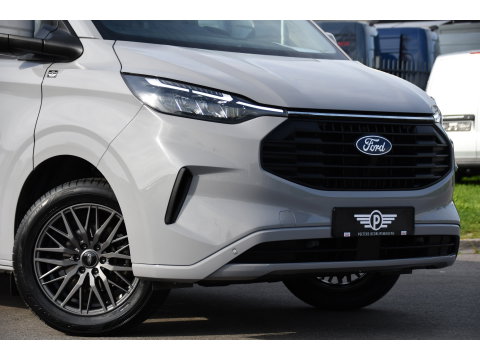 Ford Transit Custom 300 2.0 TDCI L1H1 Limited PB Edition Camera, Cruise, Carplay, LED, Stoelverwarming, 136pk, Automaat, Trekhaak, Multimedia, Uniek!