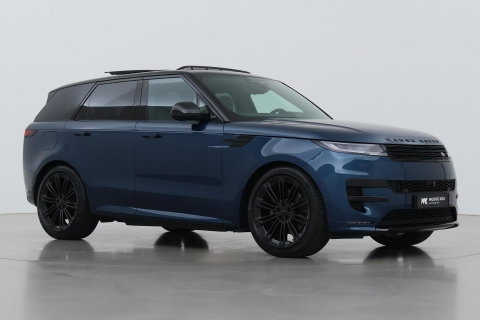 Land Rover Range Rover Sport P460e Dynamic HSE | SV Petrolix Blue | 23 Inch | Meridian Surround | ClearSight | Koelbox | Panoramadak | Trekhaak