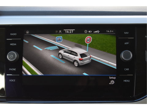 Volkswagen Polo 1.0 TSI Life Move 95 pk Ascot grey | Virtual cockpit | Carplay/Androidauto | DAB | Stoelverwarming | Climate Control | LED | LM-Velgen