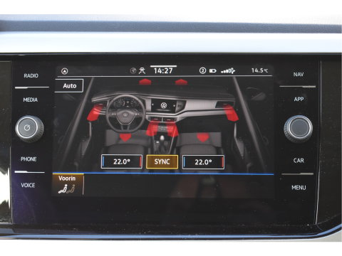 Volkswagen Polo 1.0 TSI Life Move 95 pk Ascot grey | Virtual cockpit | Carplay/Androidauto | DAB | Stoelverwarming | Climate Control | LED | LM-Velgen