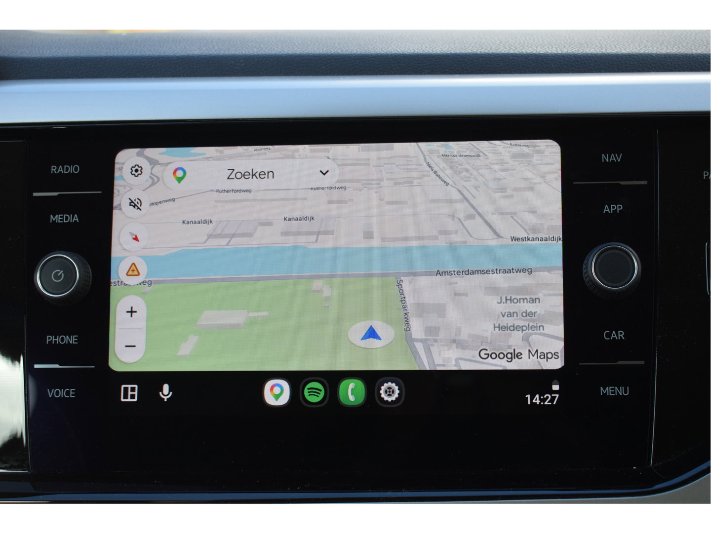 Volkswagen Polo 1.0 TSI Life Move 95 pk Ascot grey | Virtual cockpit | Carplay/Androidauto | DAB | Stoelverwarming | Climate Control | LED | LM-Velgen