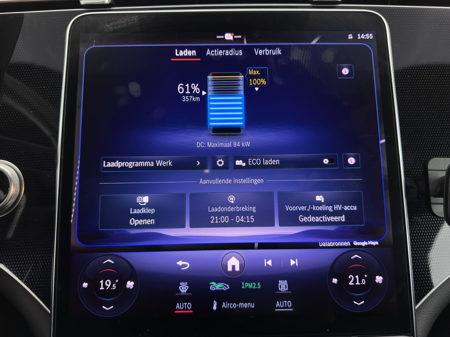 Mercedes-Benz EQS 450+ Luxury Line 108 kWh (3-Fase-22kW) (INCL-BTW) Aut. *PANO | HEAD-UP | LEATHER | FULL-LED | BURMESTER | MEMORY-PACK | ADAPTIVE-CRUISE | BLIND-SPOT | TOP-VIEW | HEATED-COMFORTSEATS | DIGI-COCKPIT | AMBIENT-LIGHT | 20''ALU*