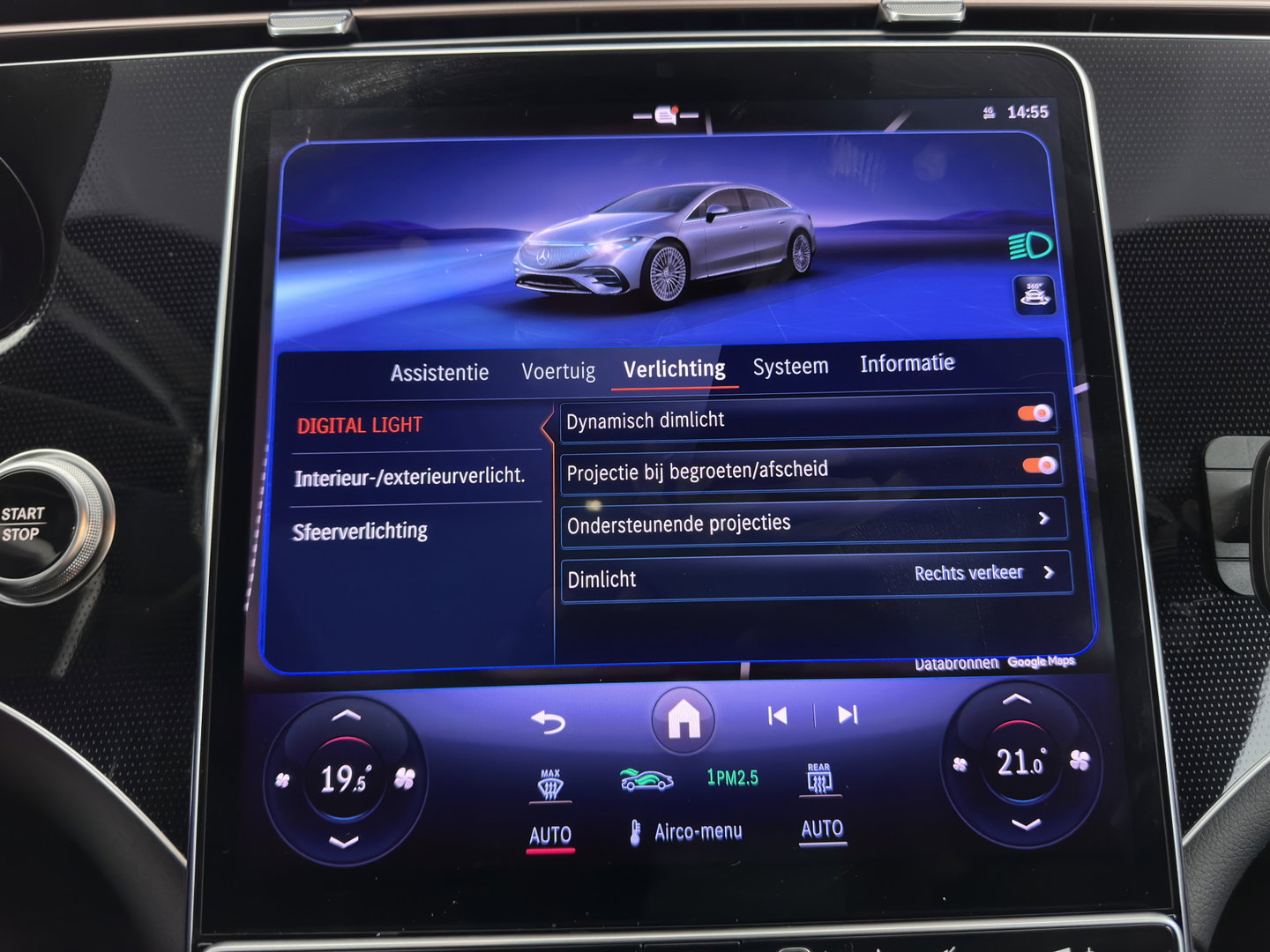 Mercedes-Benz EQS 450+ Luxury Line 108 kWh (3-Fase-22kW) (INCL-BTW) Aut. *PANO | HEAD-UP | LEATHER | FULL-LED | BURMESTER | MEMORY-PACK | ADAPTIVE-CRUISE | BLIND-SPOT | TOP-VIEW | HEATED-COMFORTSEATS | DIGI-COCKPIT | AMBIENT-LIGHT | 20''ALU*