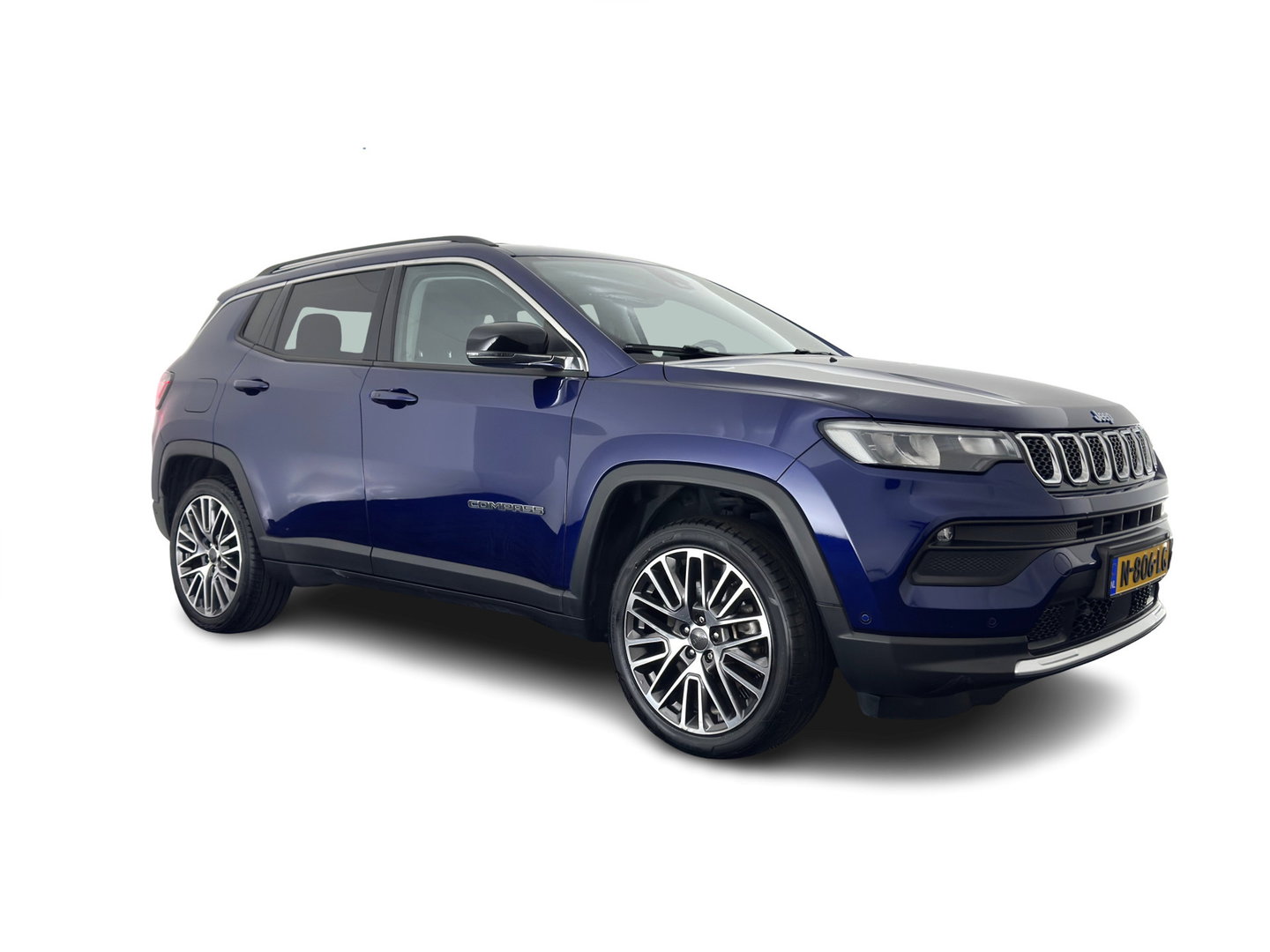 Jeep Compass 4xe 190 Plug-in Hybrid Electric Limited Lease Ed. (INCL-BTW) *LEATHER-FABRIC | FULL-LED | ADAPTIVE-CRUISE | CAMERA | CARPLAY | BLIND-SPOT | KEYLESS | DAB+ | DIGI-COCKPIT | PRIVACY-GLASS | COMFORT-SEATS | 19''ALU | TOWBAR*