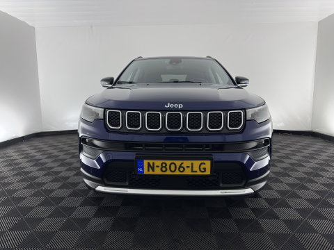 Jeep Compass 4xe 190 Plug-in Hybrid Electric Limited Lease Ed. (INCL-BTW) *LEATHER-FABRIC | FULL-LED | ADAPTIVE-CRUISE | CAMERA | CARPLAY | BLIND-SPOT | KEYLESS | DAB+ | DIGI-COCKPIT | PRIVACY-GLASS | COMFORT-SEATS | 19''ALU | TOWBAR*