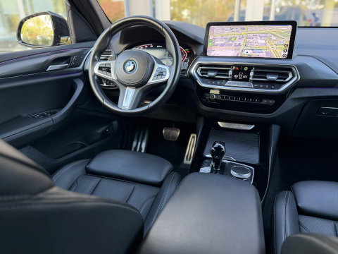 BMW X3 xDrive30e High Ex M-Sport LCI|Leer|Memory|Cam|Uniek: Individual Frozen Deep Grey|