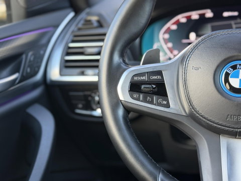 BMW X3 xDrive30e High Ex M-Sport LCI|Leer|Memory|Cam|Uniek: Individual Frozen Deep Grey|