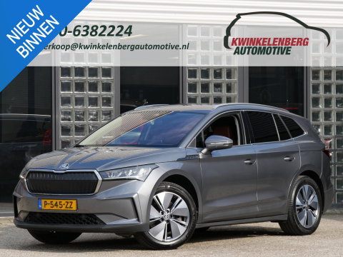 Škoda Enyaq iV 80/ WARMTEPOMP/ LEER/ ADAPTIVE/ TREKHAAK/ HEAD-UP/ SIDE ASSIST/ SOH 95%