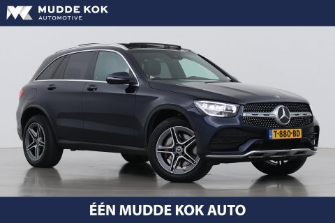 Mercedes-Benz GLC 300e 4MATIC Premium Plus | AMG Line | Panoramadak | 360° Camera | Trekhaak | Stoelverwarming | Dodehoekassistent | Keyless