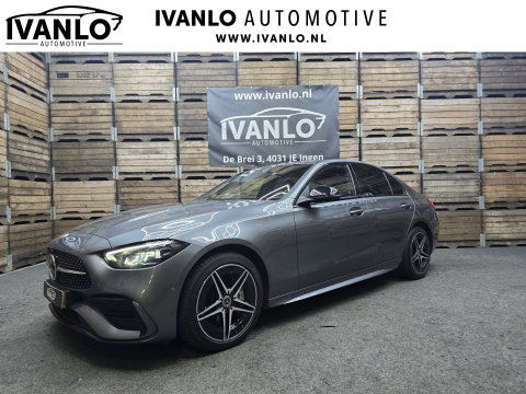 Mercedes-Benz C-Klasse 300 e AMG Line PHEV Leder LED Camera Sfeer Navi Trekhaak LM