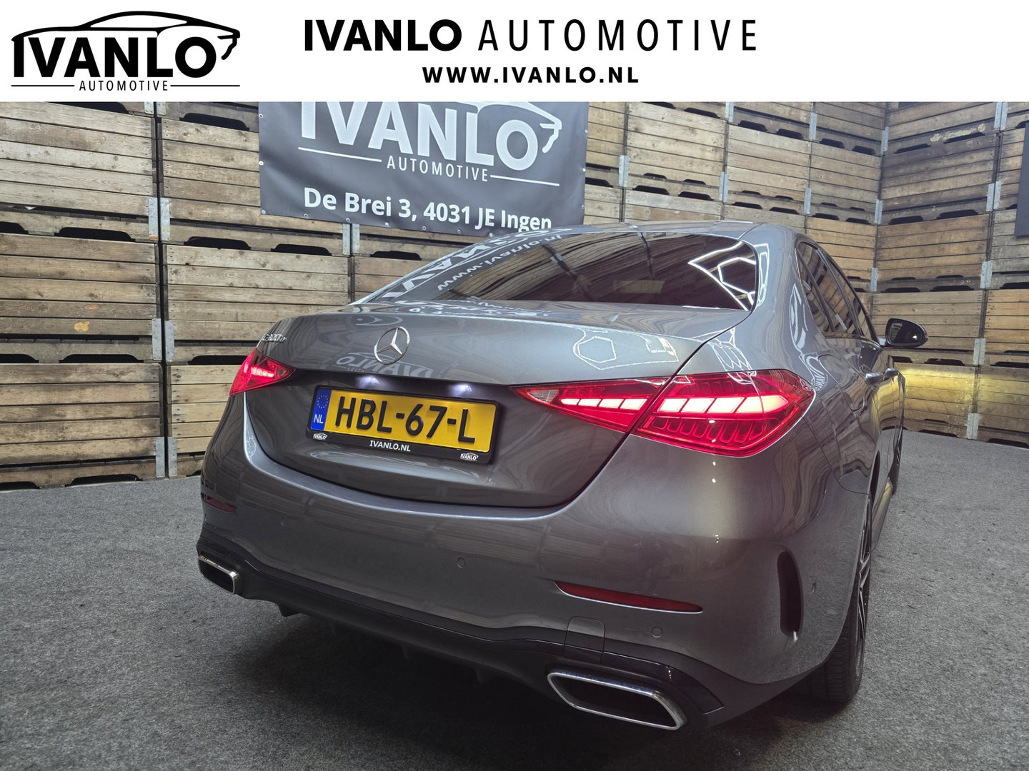 Mercedes-Benz C-Klasse 300 e AMG Line PHEV Leder LED Camera Sfeer Navi Trekhaak LM