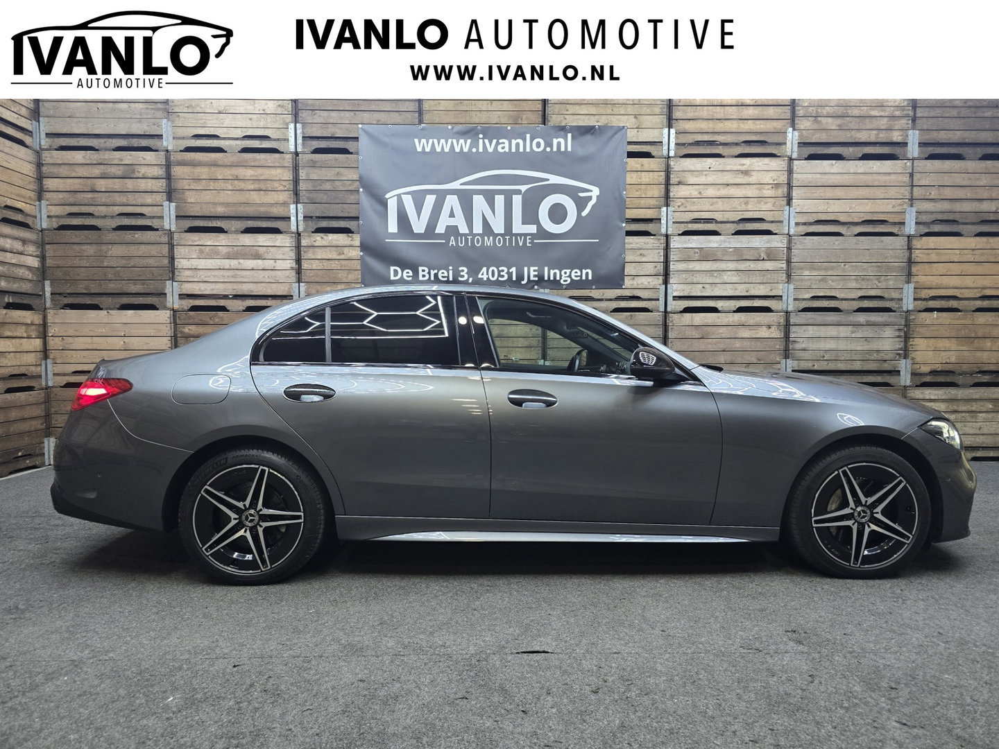 Mercedes-Benz C-Klasse 300 e AMG Line PHEV Leder LED Camera Sfeer Navi Trekhaak LM