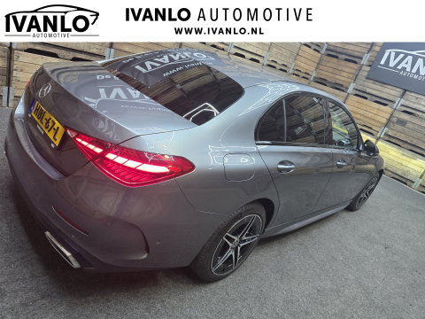 Mercedes-Benz C-Klasse 300 e AMG Line PHEV Leder LED Camera Sfeer Navi Trekhaak LM