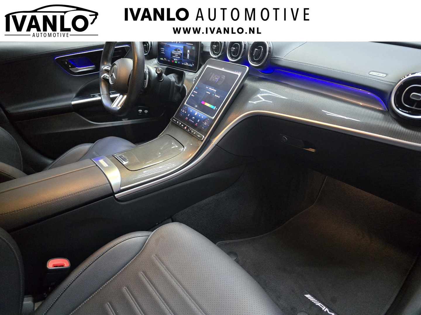 Mercedes-Benz C-Klasse 300 e AMG Line PHEV Leder LED Camera Sfeer Navi Trekhaak LM