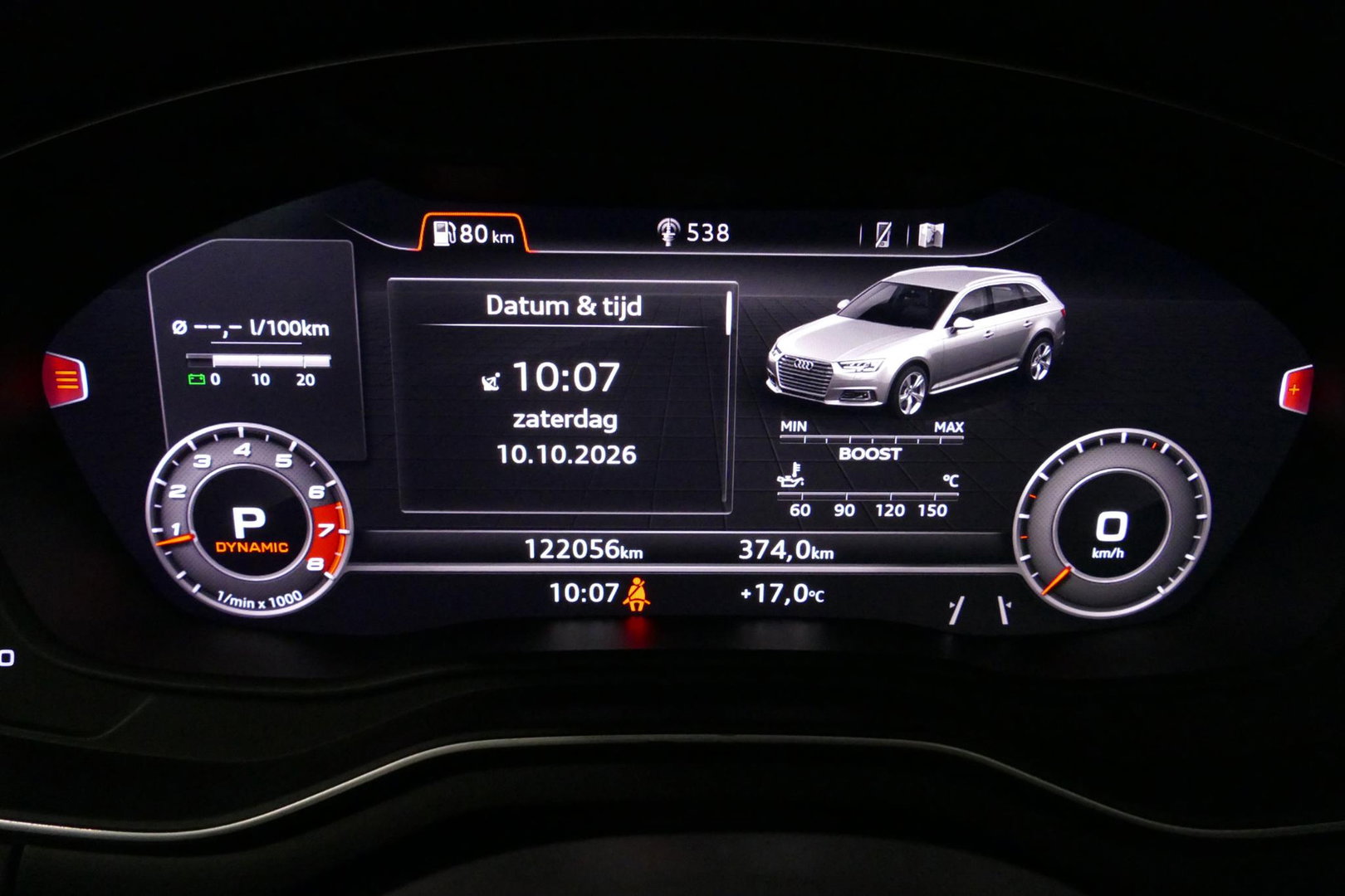 Audi RS4 A4 Avant 2.9 TFSI quattro / RS-Sportuitlaat / Panoramdak / Elektr. verstelbare voorstoelen (links met memory) / HUD / B&O / RS Comfort Pack / Dynamica Pack / Audi Exclusive interieur / Massage stoelen / Matrix LED / Rondomzichtcamera / Apple Carplay - And
