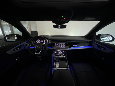 Audi Q8 55 TFSI quattro S Line Pano|BTW|B&O|RS Seats|360c|Blindspot